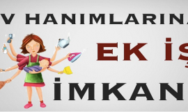 Ev Hanımlarına  İş Fikirleri